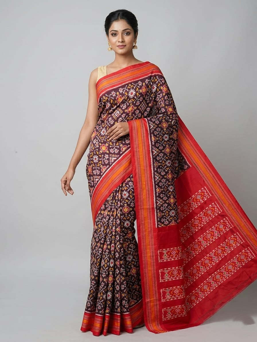 Pochampally Handloom Ikkat/Ikat Patola Silk Sarees