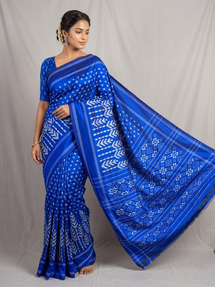 Pochampally Handloom Ikkat/Ikat Patola Silk Sarees