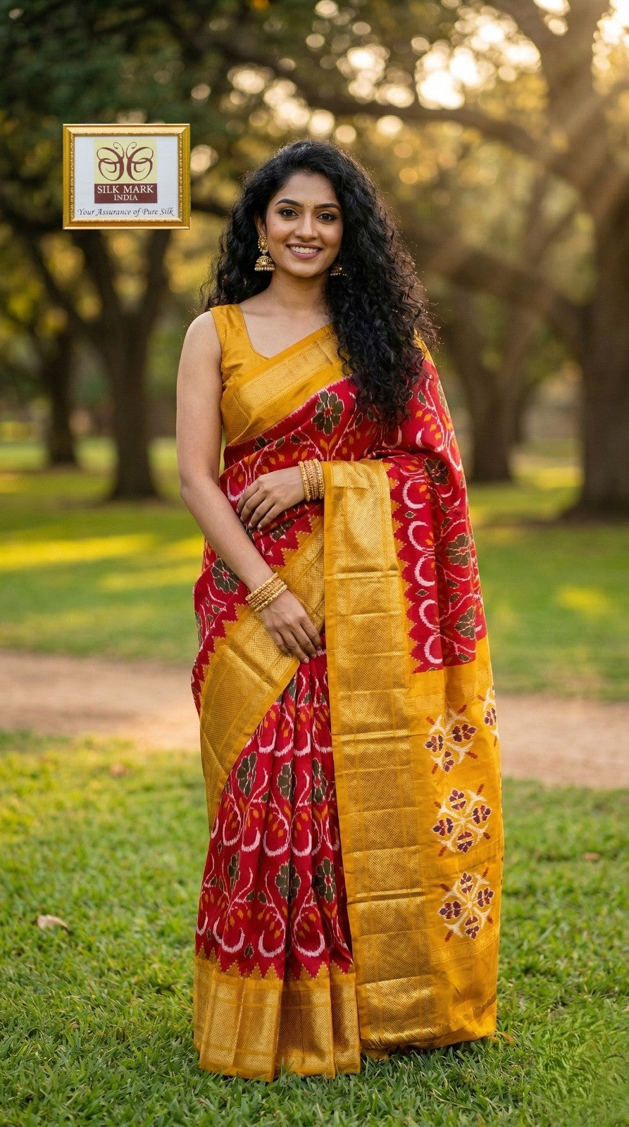 Pochampally Handloom Ikkat/Ikat Patola Silk Sarees