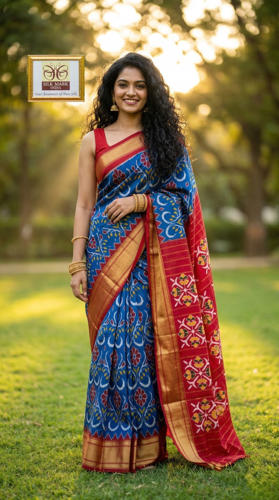 Pochampally Handloom Ikkat/Ikat Patola Silk Sarees