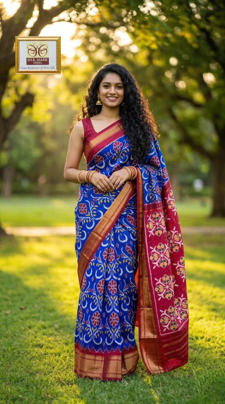Pochampally Handloom Ikkat/Ikat Patola Silk Sarees
