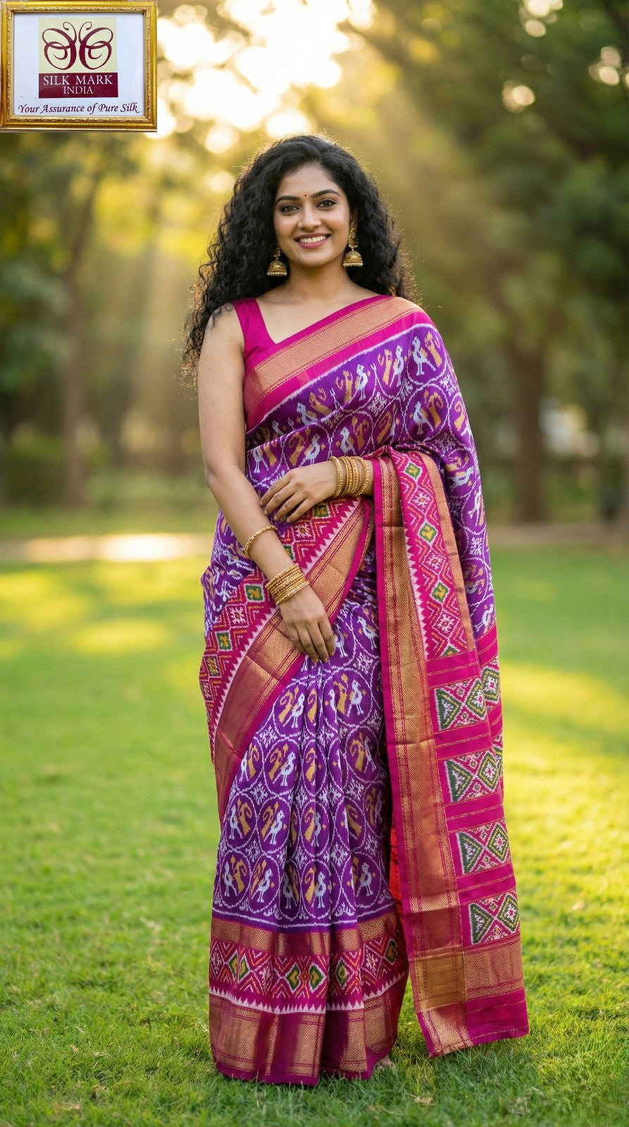 Pochampally Handloom Ikkat/Ikat Patola Silk Sarees
