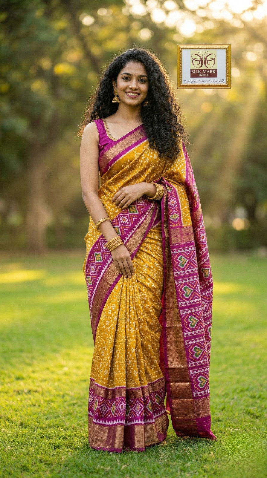 Pochampally Handloom Ikkat/Ikat Patola Silk Sarees
