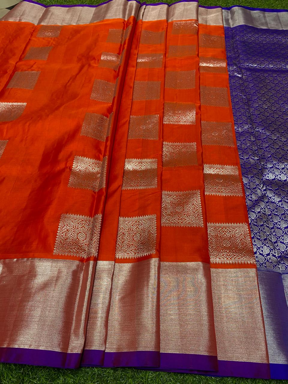 Chilly Red Venkatagiri Handloom Pattu Silk Saree