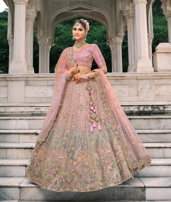 Blossom Bridal Lehenga with Exquisite Designer Embroidery