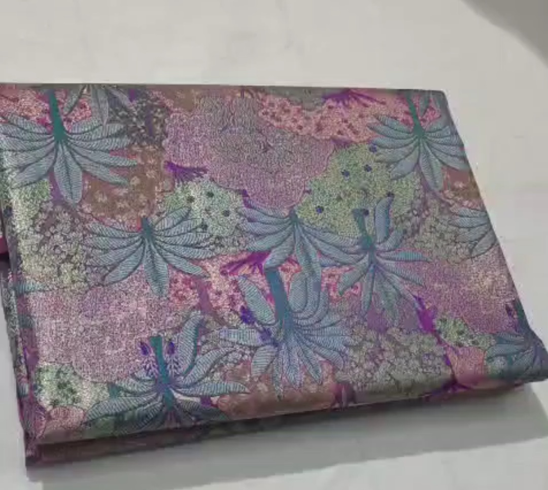 Powder Blue Kanchipuram Semi Tissue Silk Meenakari Saree