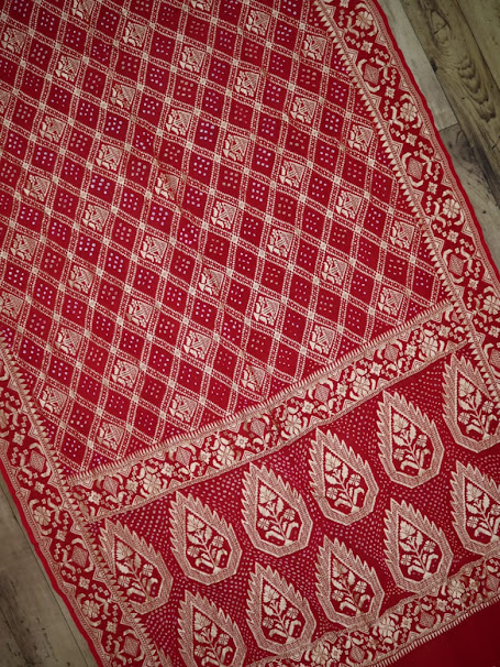 Banarasi Handloom Chiffon Georgette Silk Sarees