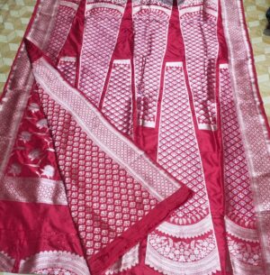 Banarasi Handloom Pure Katan Silk Lehenga Choli Dupatta Sets | Silk Mark Certified