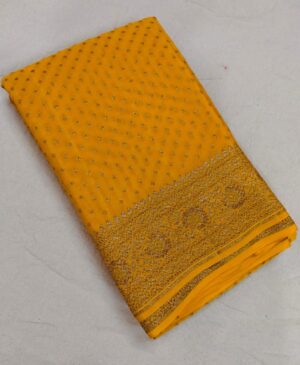 Banarasi Handloom Crepe Silk Antique Zari Sarees