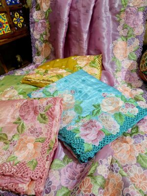 Banarasi Handloom Pure Tissue Silk Meenakari Embroidery Sarees