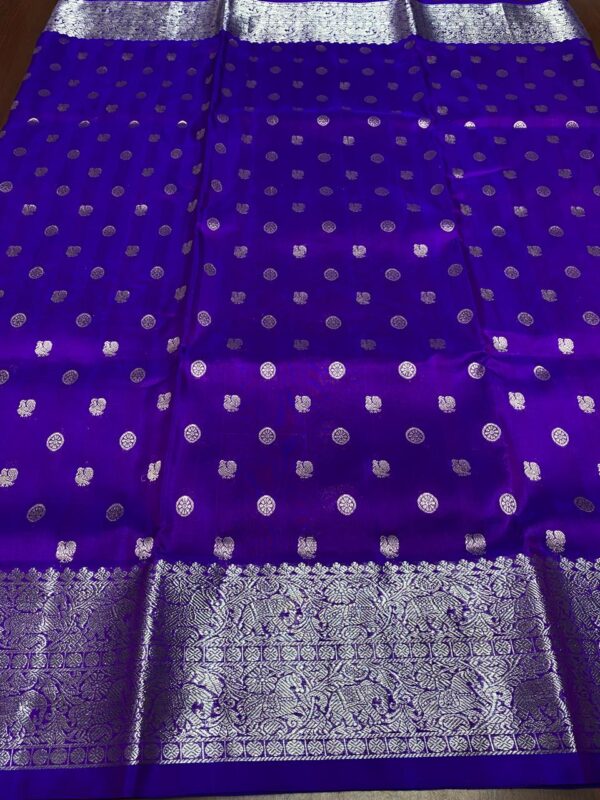 Royal Blue Venkatagiri Handloom Pattu Silk Saree