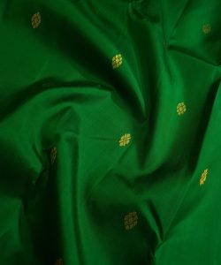 Green Kanjivaram Handloom 2 Gram Gold Korvai Silk Saree
